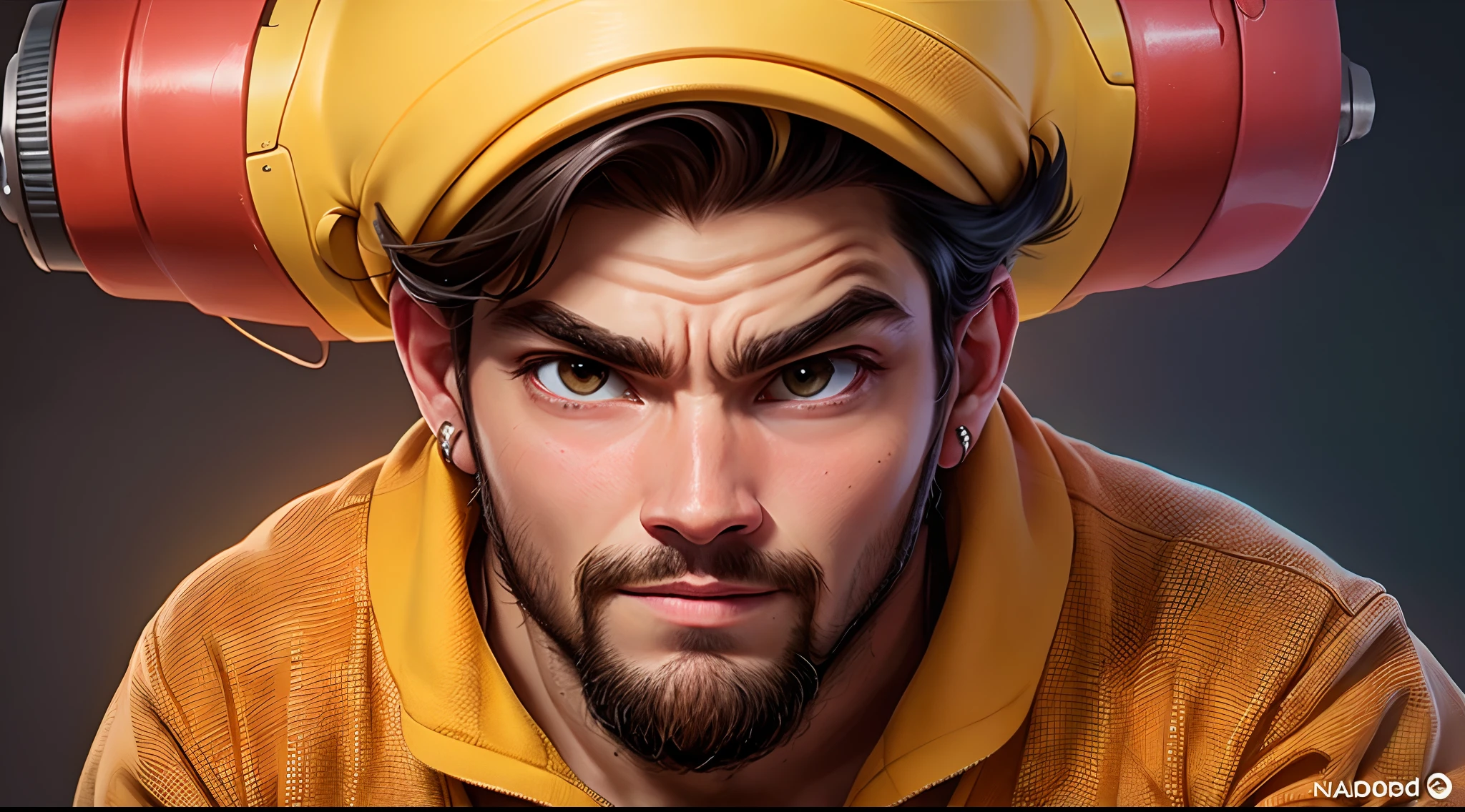 Crie uma imagem do perfil de Instagram @Nandordo Strong Version