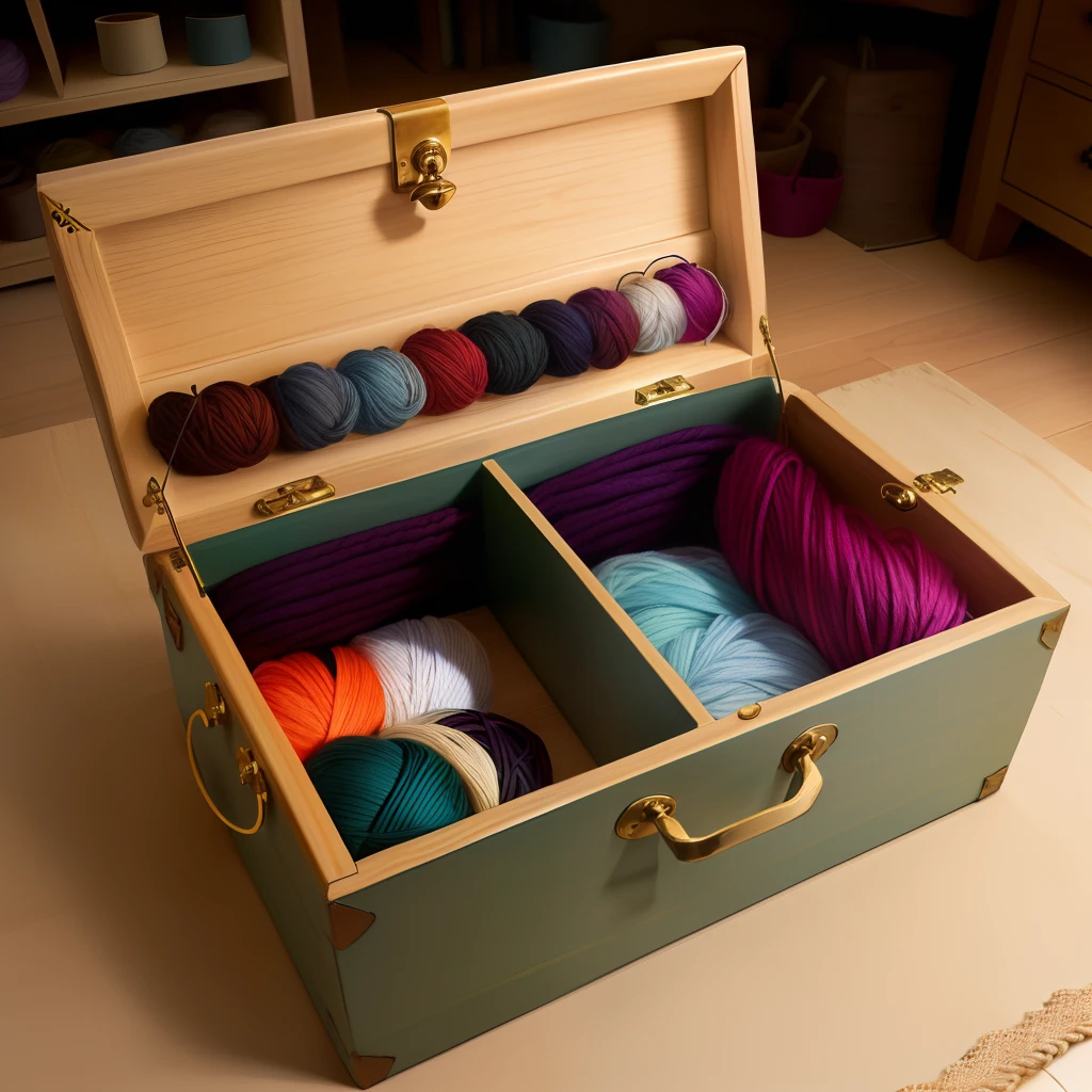Yarn sewing box