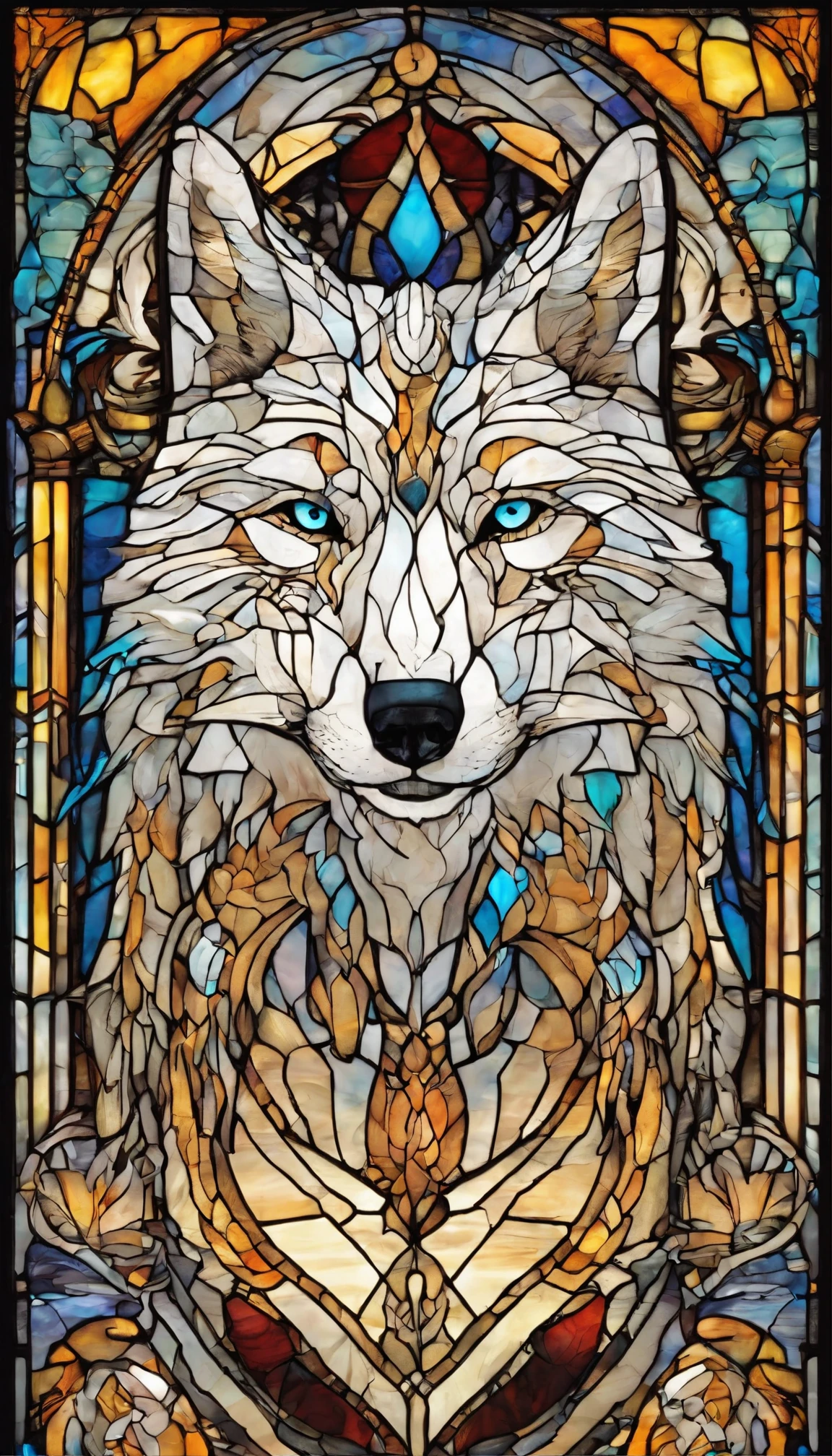 (best quality:1.2, 4k, masterpiece:1.2), ultra-detailed, realistic:1.37, male Wolf, tall, male, maid outfit, blue eyes, white fur, Enjoyed , displeased look, arms crossed, angry, full body, HDR, professional, vivid colors, bokeh, portraits And with a hard penis 