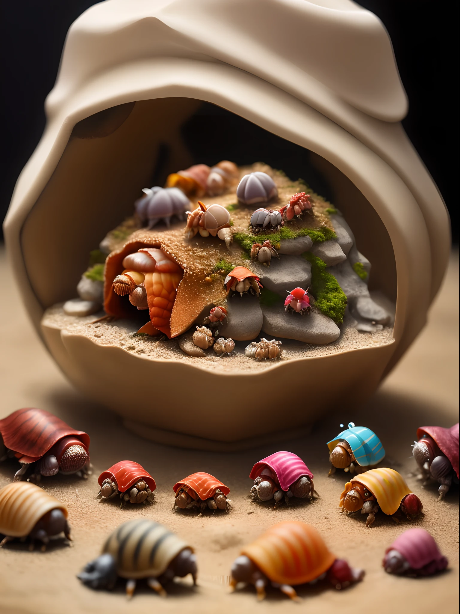 Hermit crabs