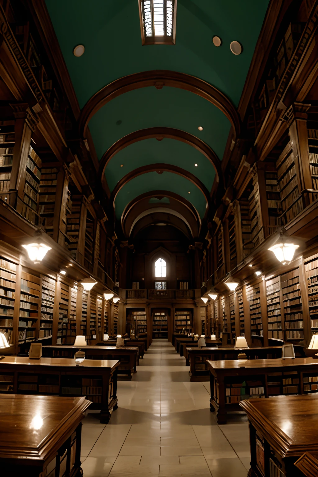 Vast and mysterious old library