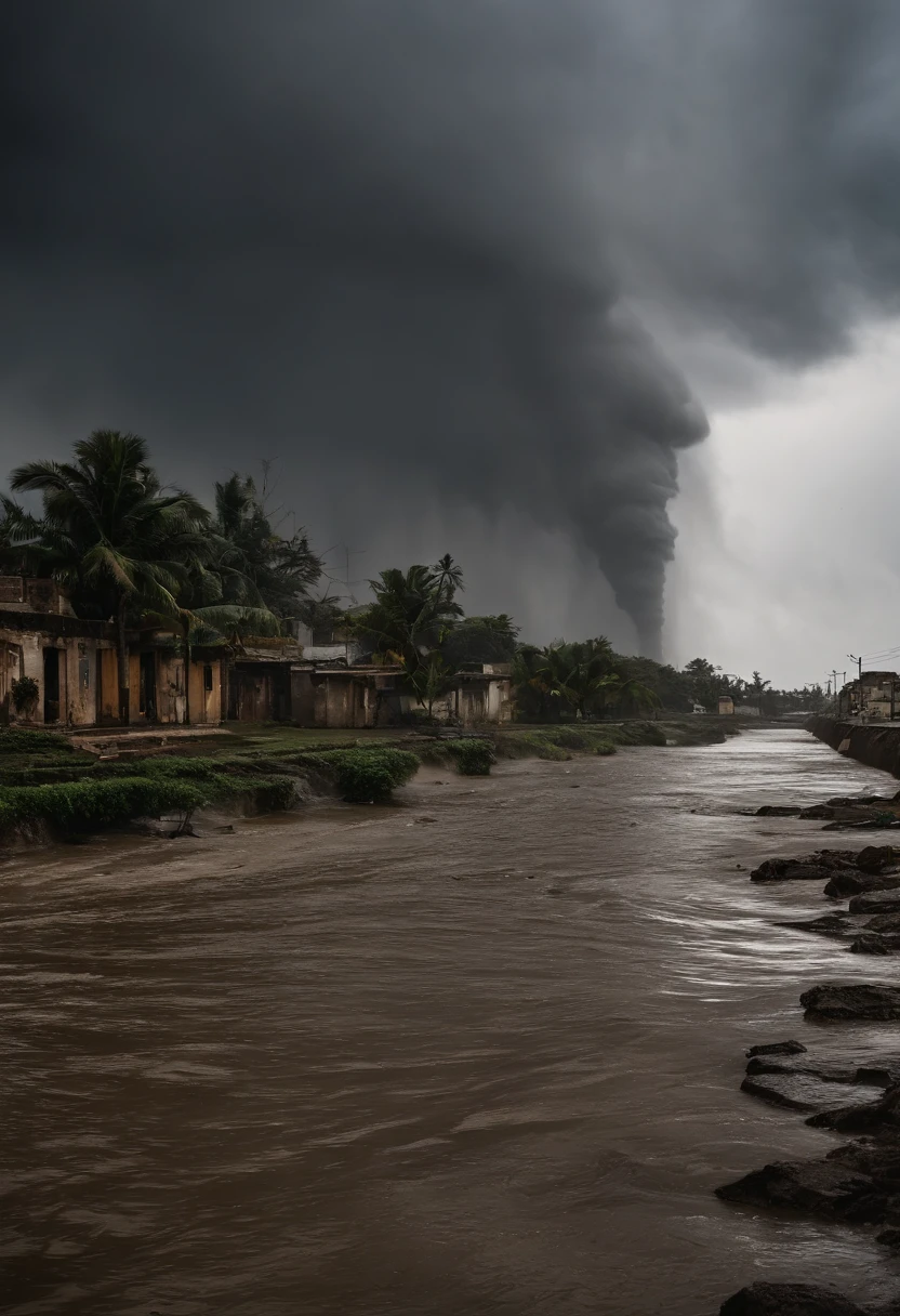 Underground water pipes,industrial pollution,Sewage discharge,Waterspout,Maremotos,tornado,bao phan,mar de swell,armagedom,Onda Grande,Ruin,interromper,,Lagos,high water level,sem fundo,The run-down city creates a cinematic apocalyptic cityscape