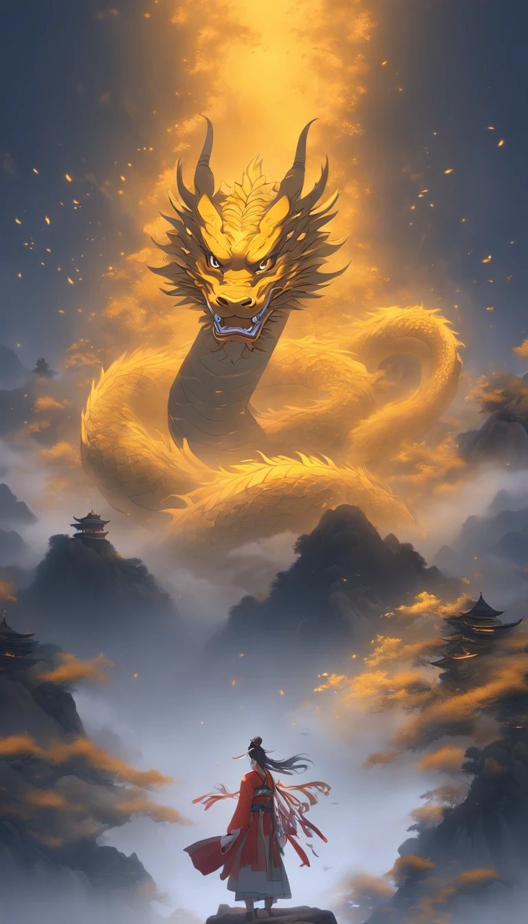 unmanned , Outdoors , Night , Dream ,( dense fog :1.4), Round moon , Mountain , River , Golden branches , sky , Gold decoration ,
( Minimalism :1.4), Classical Chinese art , Yellow Dragon goes up the mountain , Movie poster , minimalistbackground ,。.3D, Clean screen ,
 Best quality , Perfect lighting , Masterpiece , offcial art ,8K, Walpal
 Huge file size , hugefilesize , Super detailed , OC renderer ,
 Symmetrical shopping ,