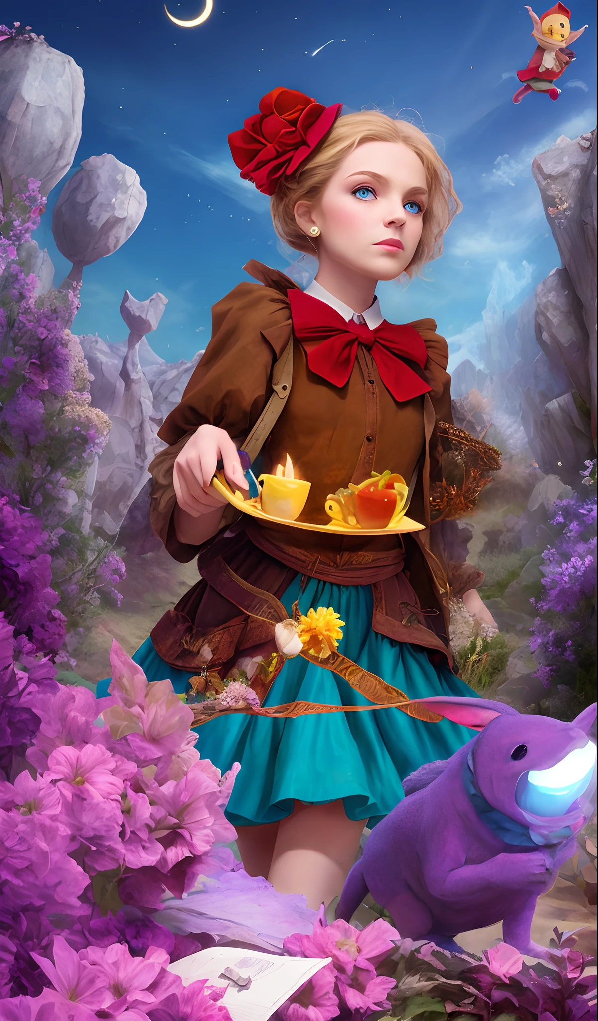 Jim Henson inspired 80s dark fantasy alice in wonderland movie