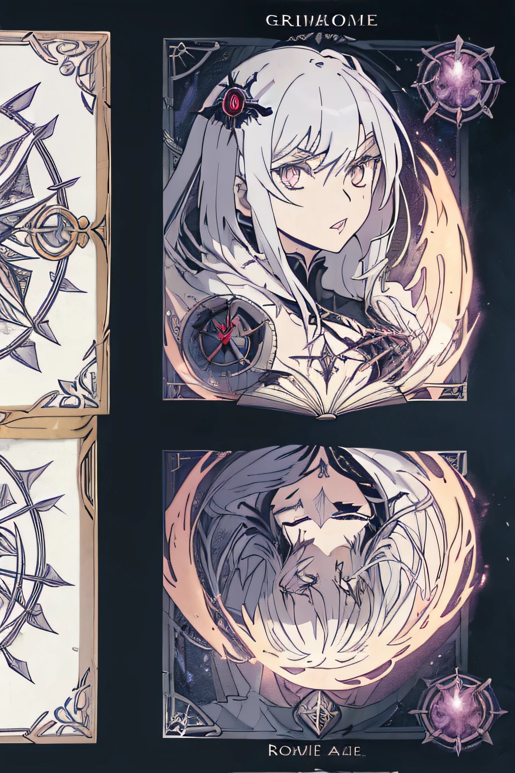 (((grimoire cover front and back book)))