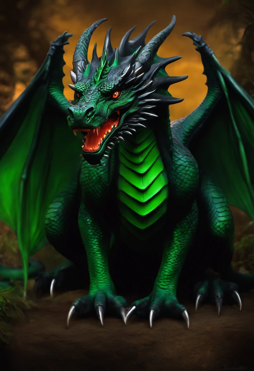 8k, giant Legendary emerald Dragon in expansive underground cavern,  huge outstretched crystalline wings shimmering in bioluminescent cave light, light rays, rim lighting, trending on artstation, sharp focus, studio photo, intricate details, highly detailed, 
 <lora:greengemix:1>, greengemix, grg1