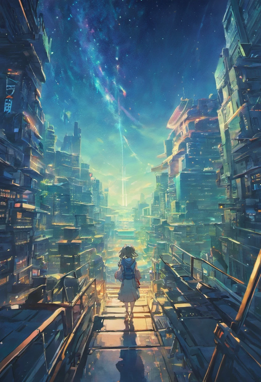 A small city in space