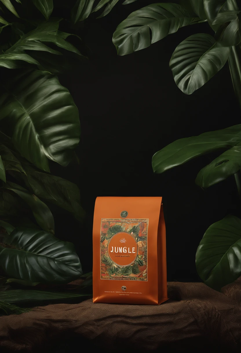 Branding jungle mock up Packaging Design for Jungle Roasted Coffee