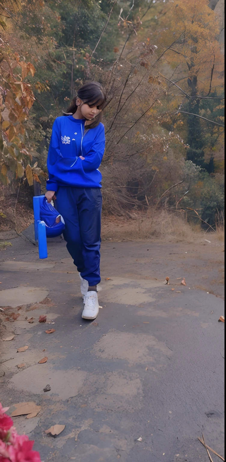 A lovely moment senery place backround with realtic face