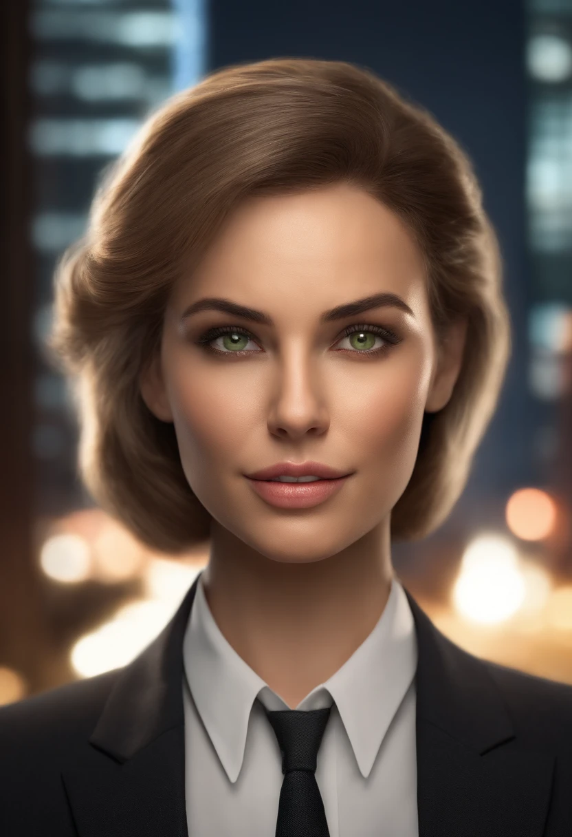 (best quality,4k,8k,highres,masterpiece:1.2),ultra-detailed,(realistic,photorealistic,photo-realistic:1.37),professional,vivid colors,bokeh,portraits,realistic lighting,studio lighting,HDR,UHD
Person one:
- Beautiful detailed green eyes
- Sharp and defined facial features
- Serious expression on the face
- FBI agent badge on the waist
- Wearing a tailored black suit with a crisp white shirt and a tie
- Holding a gun in a professional and confident manner
- Standing in a powerful pose, showcasing authority
- Background: An urban cityscape at night, with tall buildings and city lights
Person two:
- Gorgeous hazel eyes with a hint of mystery
- Soft and gentle facial features
- Calm and focused expression on the face
- FBI profiler badge on the waist
- Wearing a professional outfit dress
- Carrying a notepad and a pen, ready to take down notes
- Standing with a relaxed posture, observing the surroundings
- Background: A dimly lit office with stacks of files and a whiteboard filled with clues and evidence
Color tone:
- A mix of cool and warm tones to create a contrast between the seriousness of the FBI agents and the mysterious atmosphere
Lighting:
- Soft and natural lighting, emphasizing the facial details and expressions of the characters
- Slight shadows to add depth and realism to the scene
Note: Please remember to include (best quality,4k,8k,highres,masterpiece:1.2),ultra-detailed,(realistic,photorealistic,photo-realistic:1.37) and other necessary tags to ensure high-quality and realistic results.and a picture of both people together in a fbi office
