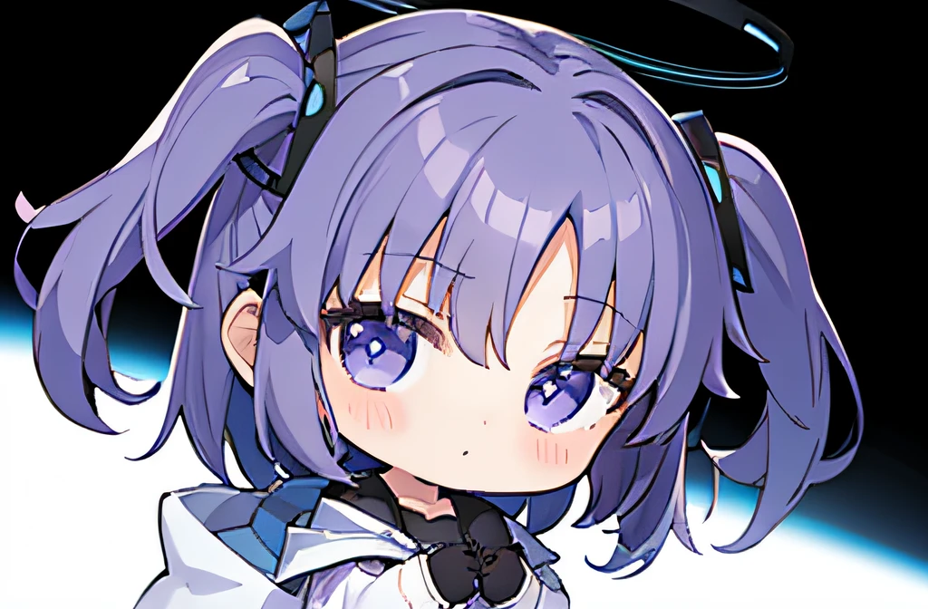 (masutepiece, Best Quality:1), 1girl in, Solo, Chibi, White background
