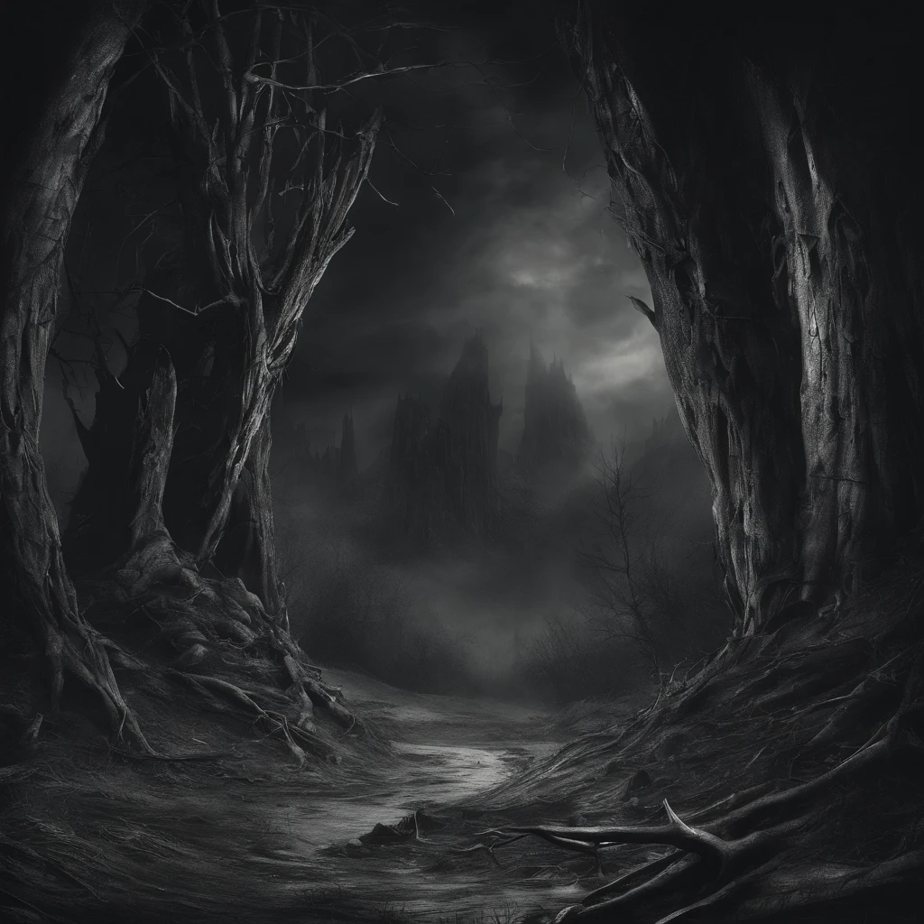Spooky rock star by Ansel Adams style :: Trending on Artstation :: --aspect 16:9
