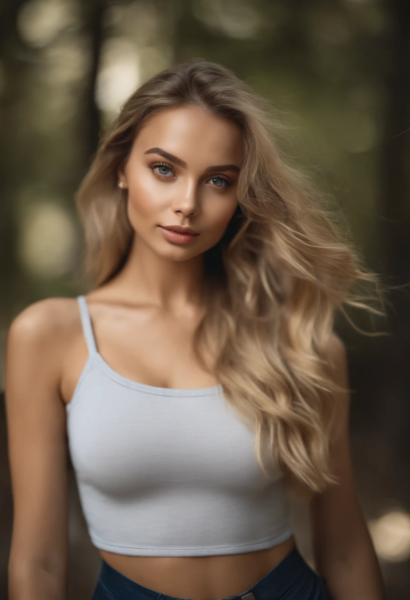 woman with matching tank top and panties, fille sexy aux yeux bleus, Portrait Sophie Mudd, Portrait de Corinna Kopf, cheveux blonds et grands yeux, selfie of a young woman, ohne Maquillage, maquillage naturel, Look directly into the camera, Visage avec Artgram, dezentes Maquillage, Superbe photo du corps entier, dans la chambre, gros seins, Blonde, Latin, belle dents , Very young
