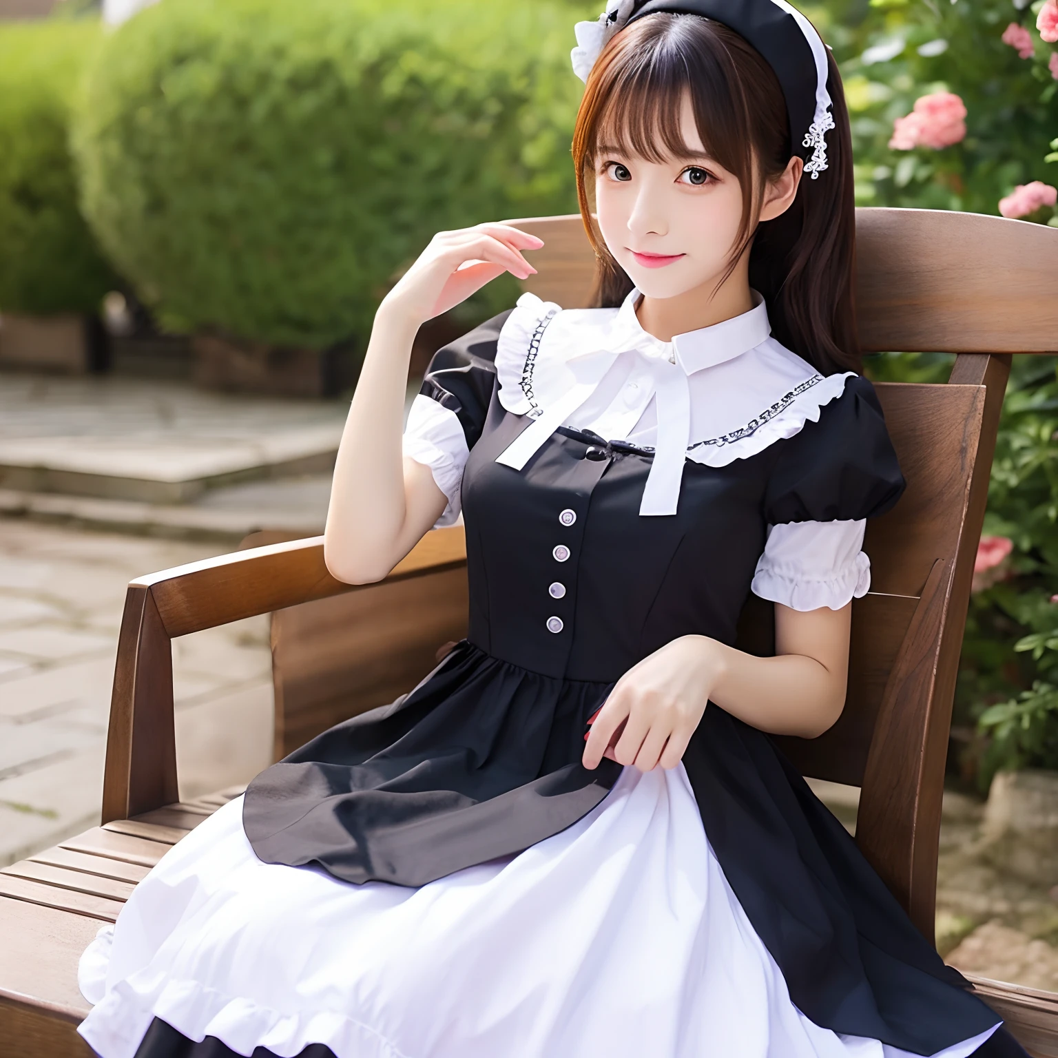 (table top, highest quality:1.5),Idol,shinycolors,sexy,pretty girl,shining smile,cute tits,hair ribbon,twin tails,shiny hair,(lolita mini dress:1.5),Peach-colored teak,glossy lip,farm
