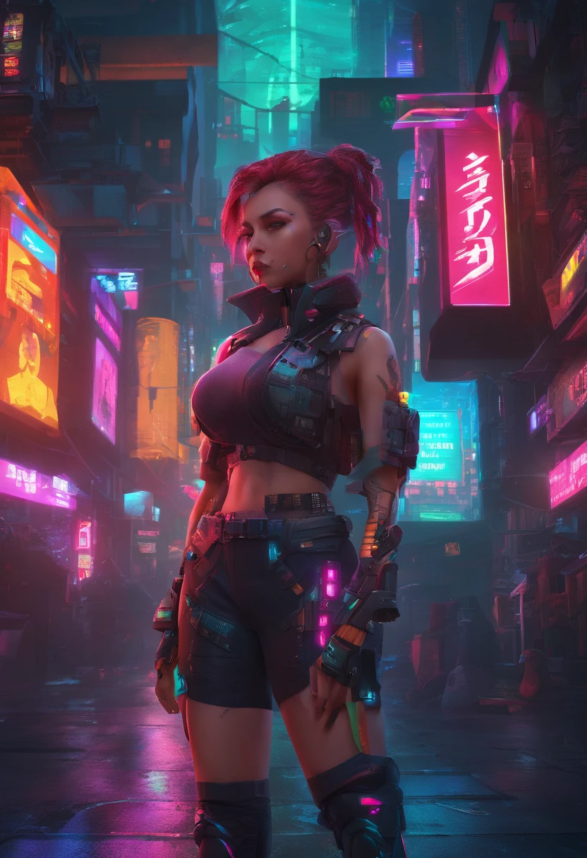 Adolescente Chica、Armas、Un traje de marinero、Una ciudad futurista en ruinas