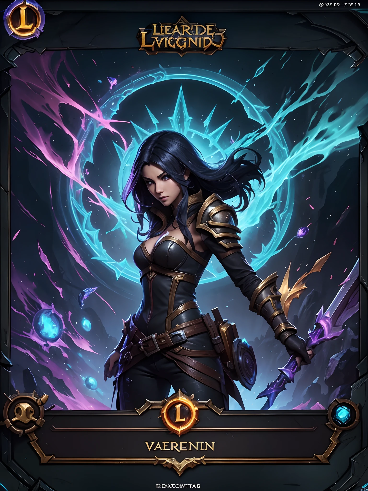 Card game, warrior, League of Legends character, League of Legends concept art, splash art, League of Legends splash art, official splash art, League of Legends art, League of Legends character art, League of Legends , League of Legends Splashart, skill power, concept art, best quality, detailed, best quality, high quality, High details, A close-up of a menu with a fantasy adventure theme background, Dungeons & Dragons RPG concept fantasy art and various icons, game interface, game interface, Game HUD, Game UI asset design, UI board, item art, Game icon asset, stylized game icon, Game style Hearthstone color, HUD health bar, PC screenshot, game screen, detailed screenshot, no volcano, game overlay, ...png, NO PREVIEW