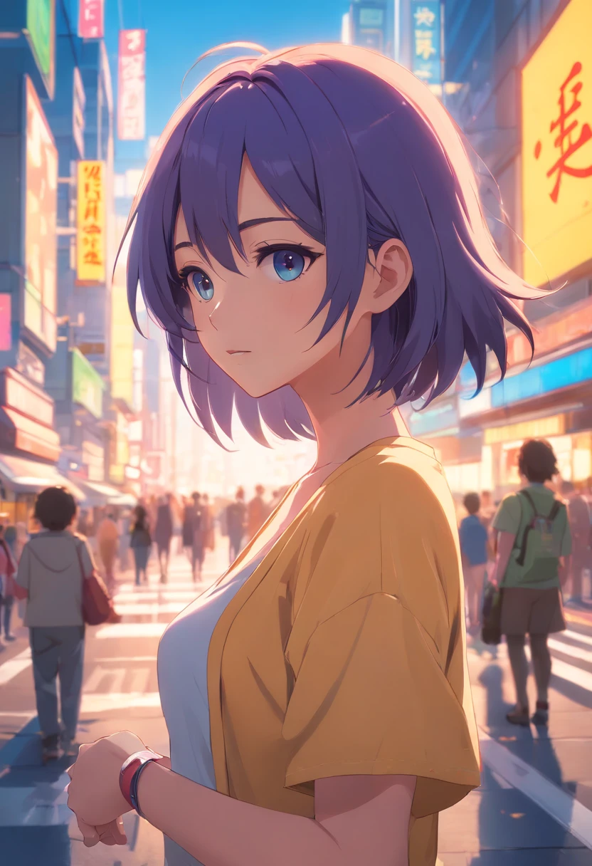 Chica anime, NSFW, tetas grandes, caderas grandes, trasero grande, proporciones perfectas, ojos perfectos, Real-life cores, elegante, foco nítido, Hiperrealista, Altamente detallado, harsh, Dramatic lighting, conceptual Art, 4k-resolution , Intrincadamente detallado, Hyper-Detailed Dynamic Lighting Triadic Color Splash Art Trend Artstation Unreal Engine 5