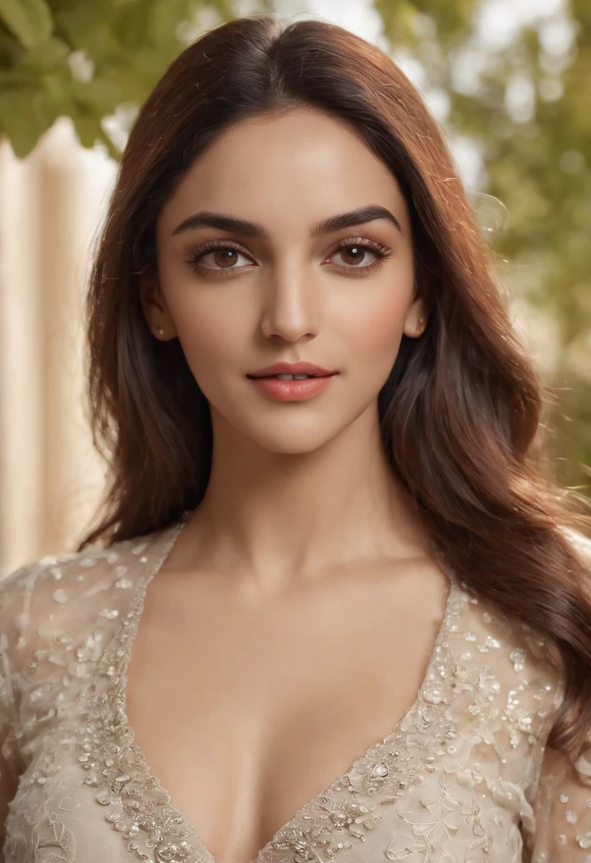 Kiara advani, Indian actress, ((best quality)), ((master part)), (circunstanciado:1.4), ..3d, an image of a beautifull girl, HDR (high dynamic range),ray tracing,NVIDIA RTX,Super-Resolution,irreal 5,Subsurface scattering,PBR Texturing,Post-processing,anisotropic filtering,Profundidade de campo,Maximum clarity and sharpness,Texturas multicamadas,Mapas de Albedo e Especular,surface shading,Accurate simulation of light-material interaction,perfectly proportions,octan render,Two-tone lighting,Ampla abertura,ISO baixo,White balance,rule of thirds,8K BRUTO