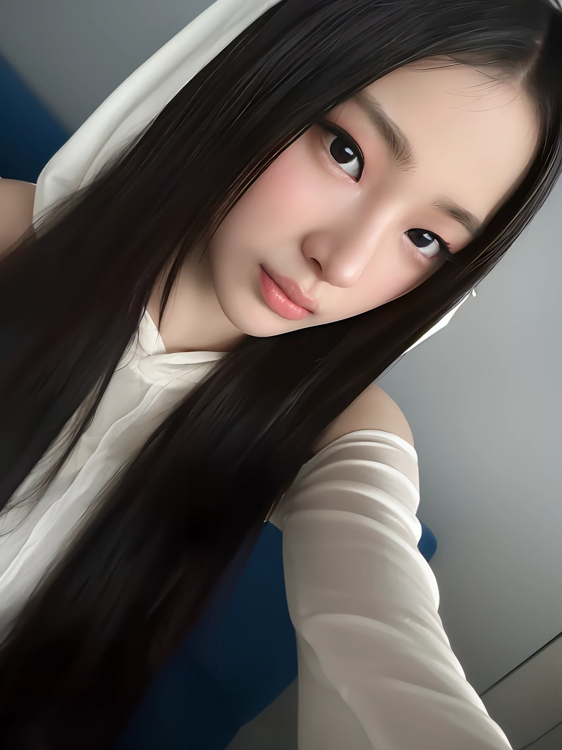 Arafed asian woman with long black hair and white shirt, young cute wan asian face, ****** bonito-fino-cara, young adorable korean face, Rosto bonito das ******s japonesas, wan adorable korean face, com bonito - fino - rosto, linda mulher coreana jovem, Beautiful Asian girl, Foto selfie 8k, lindo rosto delicado, ****** coreana, gorgeous chinese model