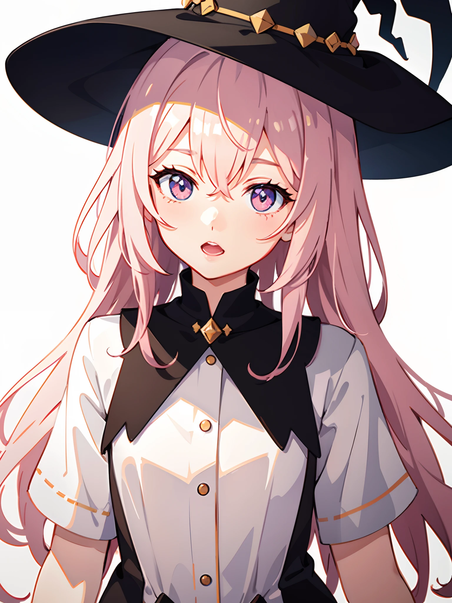 Mouth of Harbour Bay、Cute witch art logo、circle、(White background)、pastel pink、Pastel Orange、gradients、Minimum and pure — all、It features a simple、ultra-detailliert、Detailed drawing、vectorized、silhuette、8K。