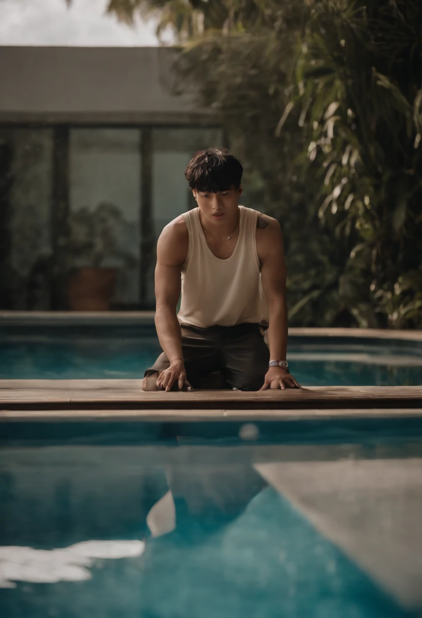 Jungkook in pool