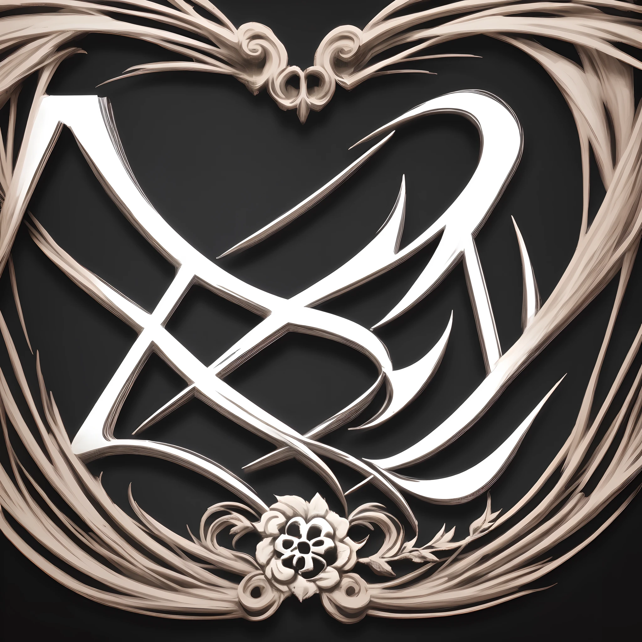 Black background, deathcore logo, spelling out eterhori