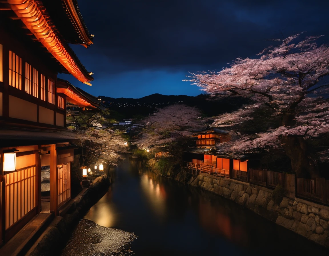 kyoto A city scape natta youkai