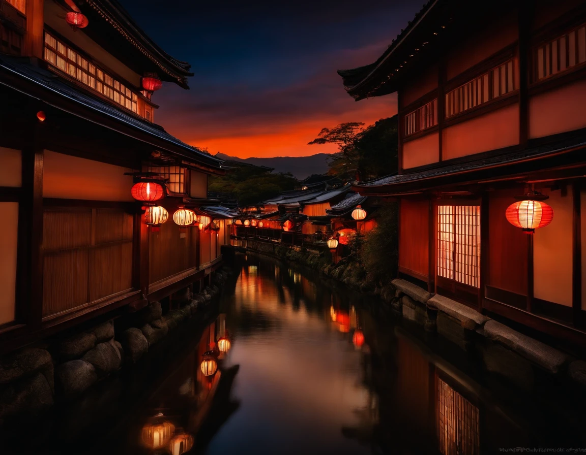kyoto A city scape natta youkai