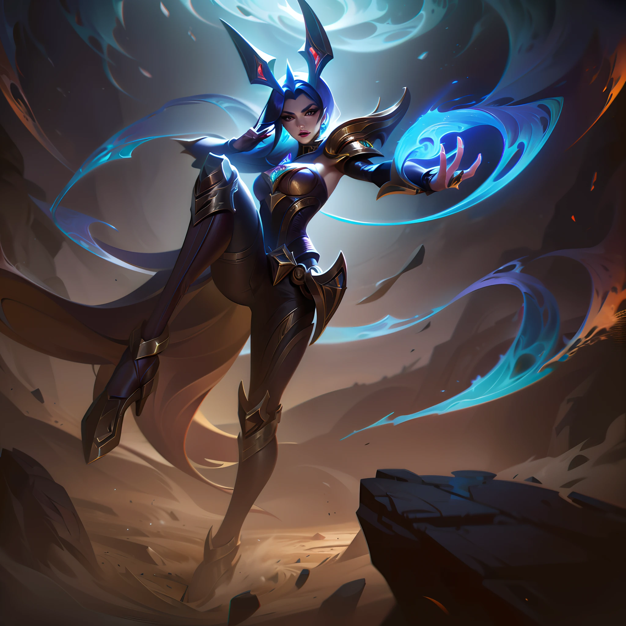 um homem com um rosto e uma grande capa vermelha segurando uma espada, Retrato pintado de Aatrox, Personagem de League of Legends, Arte Splash, iconic character splash art, muscled humanoid balrog demon, Splash Art Oficial, Arte do personagem de League of Legends, league of legends champion, Arte em destaque, Arte conceitual da Riot Games, Rei do Ceifador do Tempo, Anime por Dario Puia, Estilo anime, 16k, ((best quality, detalhes altos):1.4), master part, UHD`