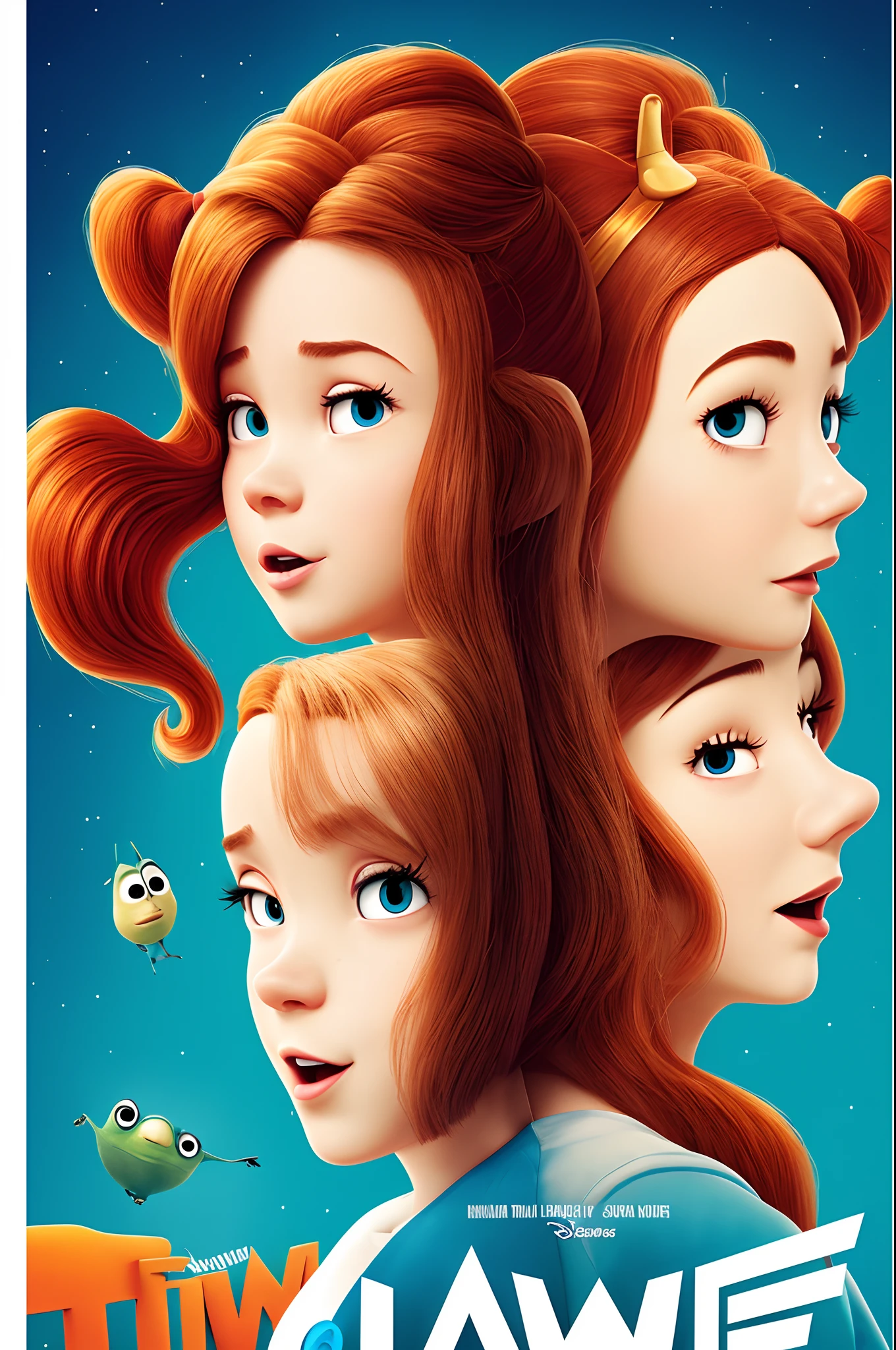 Pixar poster for a movie called Twinning