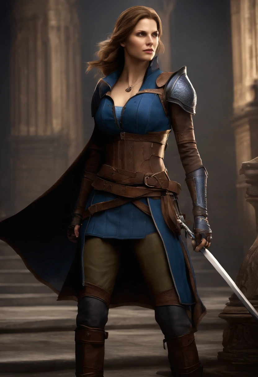 Jill Valentine em um mundo medieval