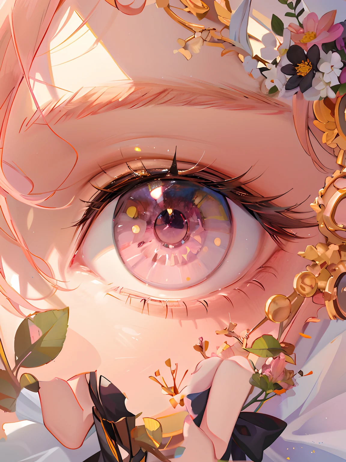 Black flowers