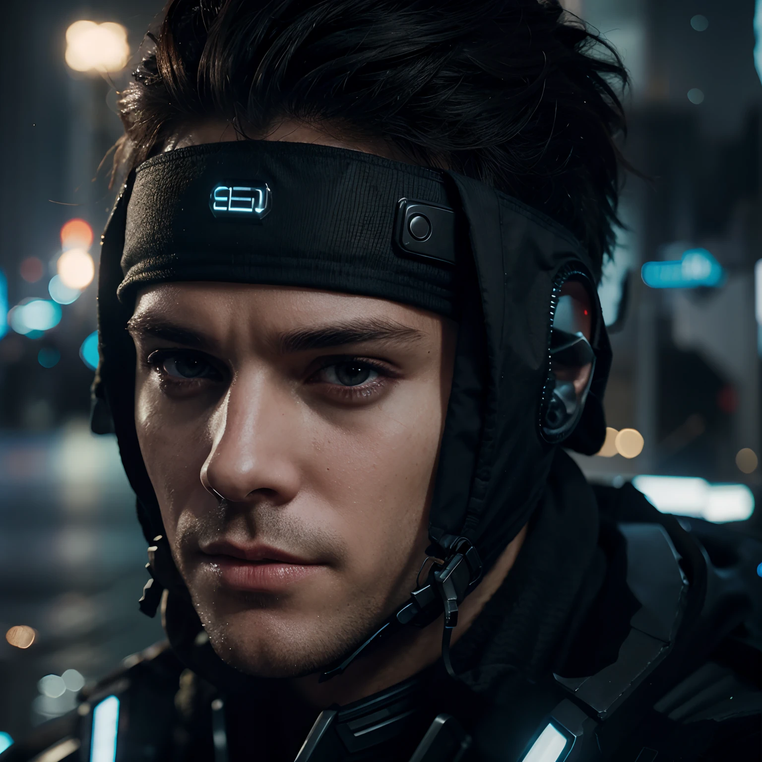 Change Background Cyberpunk , handsome boy, realistic face, 8k , ultra realistic