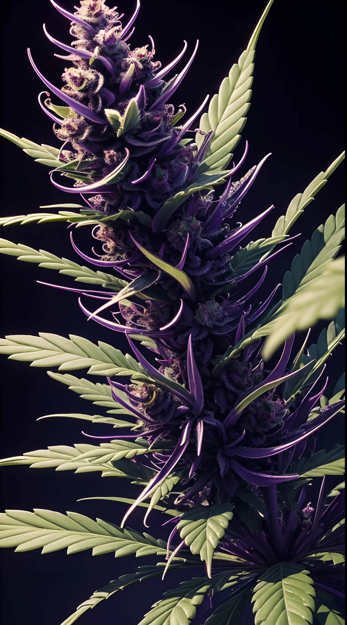 The most powerful blue marijuana plant