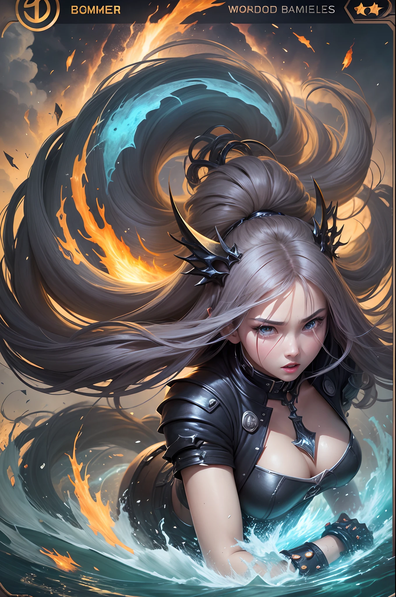 A game-based battle card，To have various attributes such as：wind, fire, lightning, Dark Earth, gold, Wood, water, ice。Other systems make their own edits。 --auto --s2
