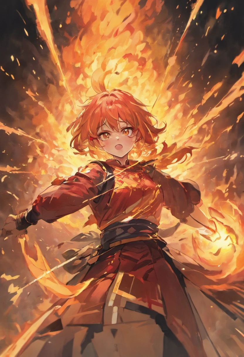 Kokushibo, cool, dynamic, 8k, with Kokushibo's sword, in fire (best quality, 8k, highres, masterpiece:1.2), dynamic, powerful, intense, beautiful detailed eyes, detailed facial features, flowing long hair, confident stance, fierce expression, sharp and elegant sword, vibrant flames surrounding Kokushibo, dramatic lighting and shadows, realistic fire effects, rich and saturated colors, capturing the essence of Kokushibo's strength and presence, artistic brush strokes and textures, harmonious composition, masterfully capturing the intensity and energy of the scene.