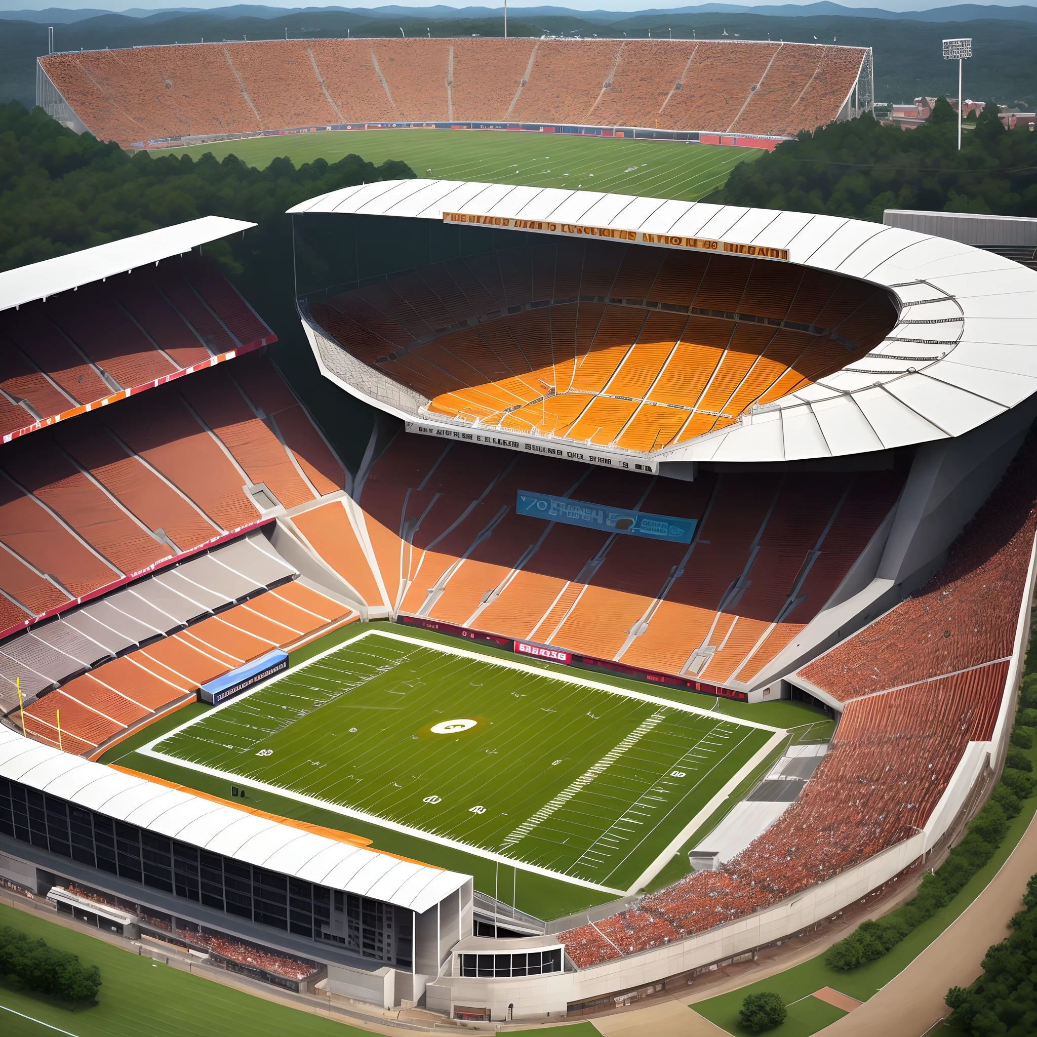 Neyland stadium in ancient times