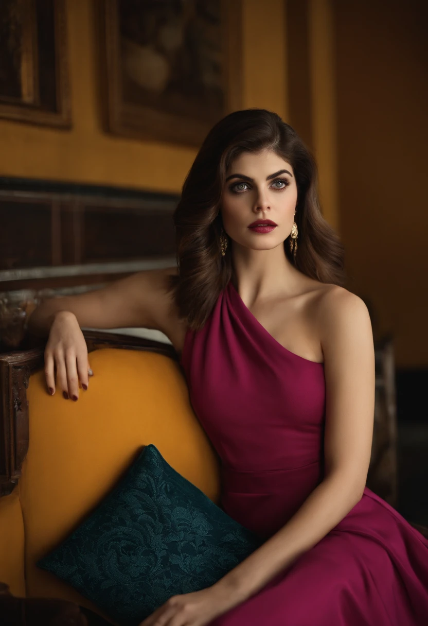 La actriz Alexxandra Daddario denuda en un hotel