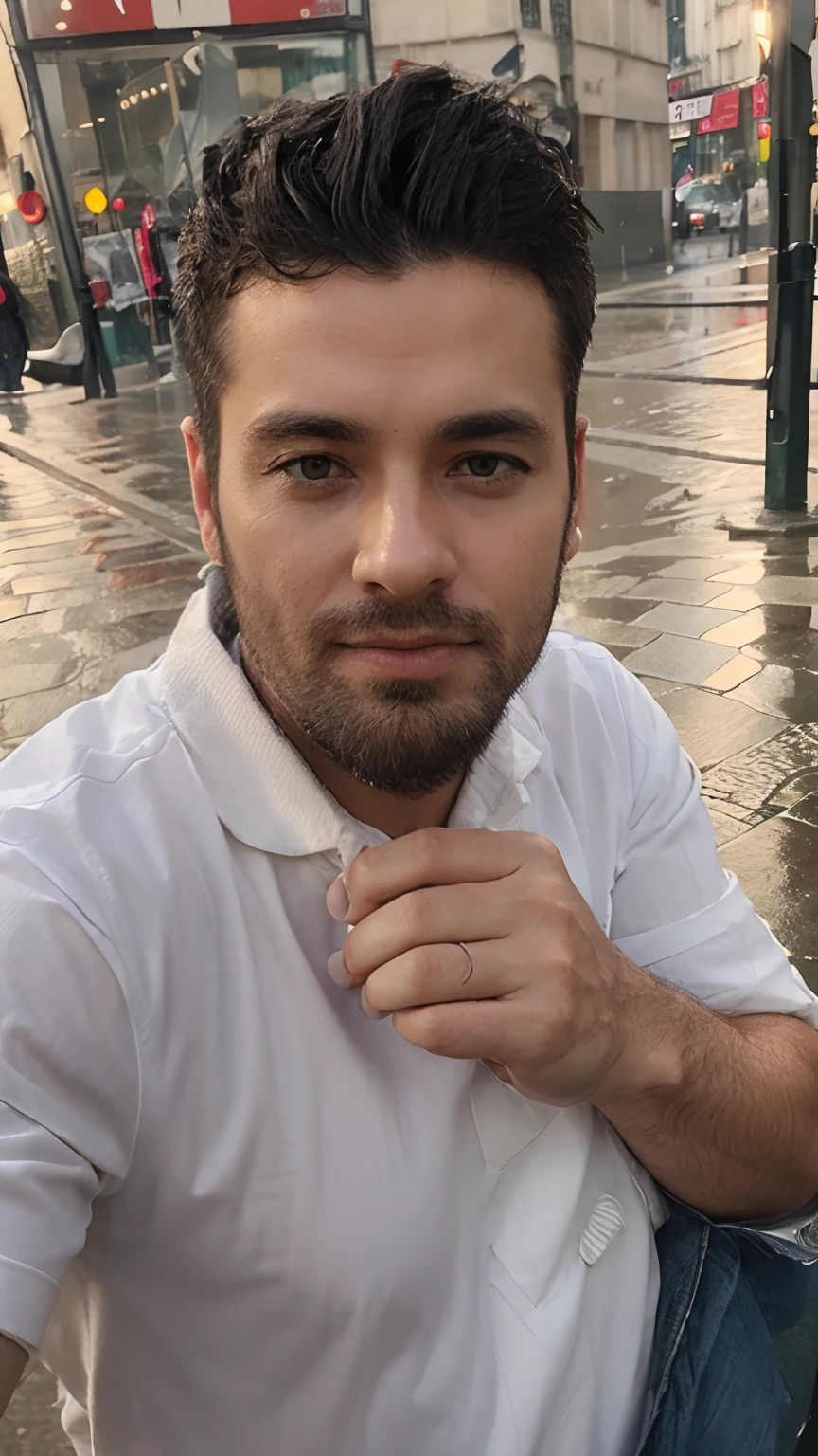 Change the background and enjoy rainy weather in Paris
