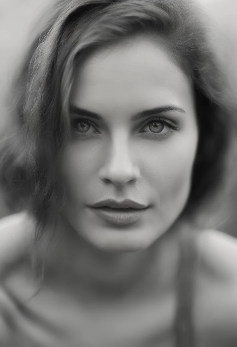 arafed woman with a black dress and a smile on her face, leesha hannigan, yelena belova, alina ivanchenko, carole feuerman, aleksandra waliszewska, magdalena radziej, ewa juszkiewicz, portrait sabrina lloyd, close up portrait photo, portrait image, black and white portrait, anna nikonova