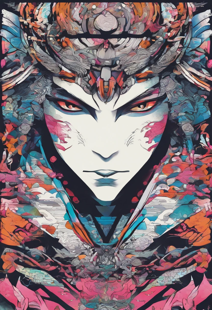 graphical anime portrait of Author of Illusionary , <lora:Fusion_Graphic_SDXL:1>