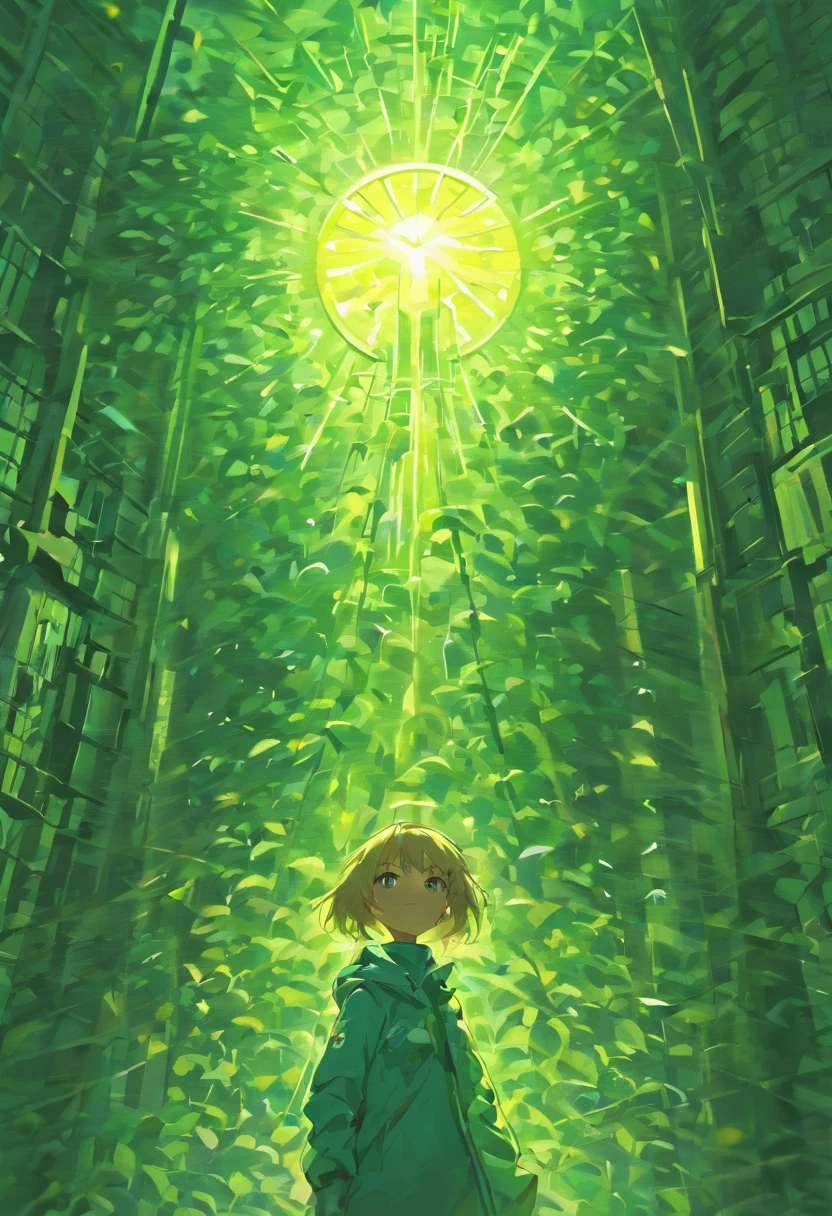 Light bulb with trees, lightbulb, Ambient, lightbulb, photo manipulation, Detailed concept photo, green energy, Urban complex，urban buildings，modernn architecture，creative photoshop, Aeroichten, amazing photo, Nice picture, artsy photography, Beautiful pictures, environmentart, Von Derek Zabroki, Beautiful image, Natural soft light, author：Arthur Tarovsky, sustainability,Style anime, very modern anime style, style of anime, Flat anime style