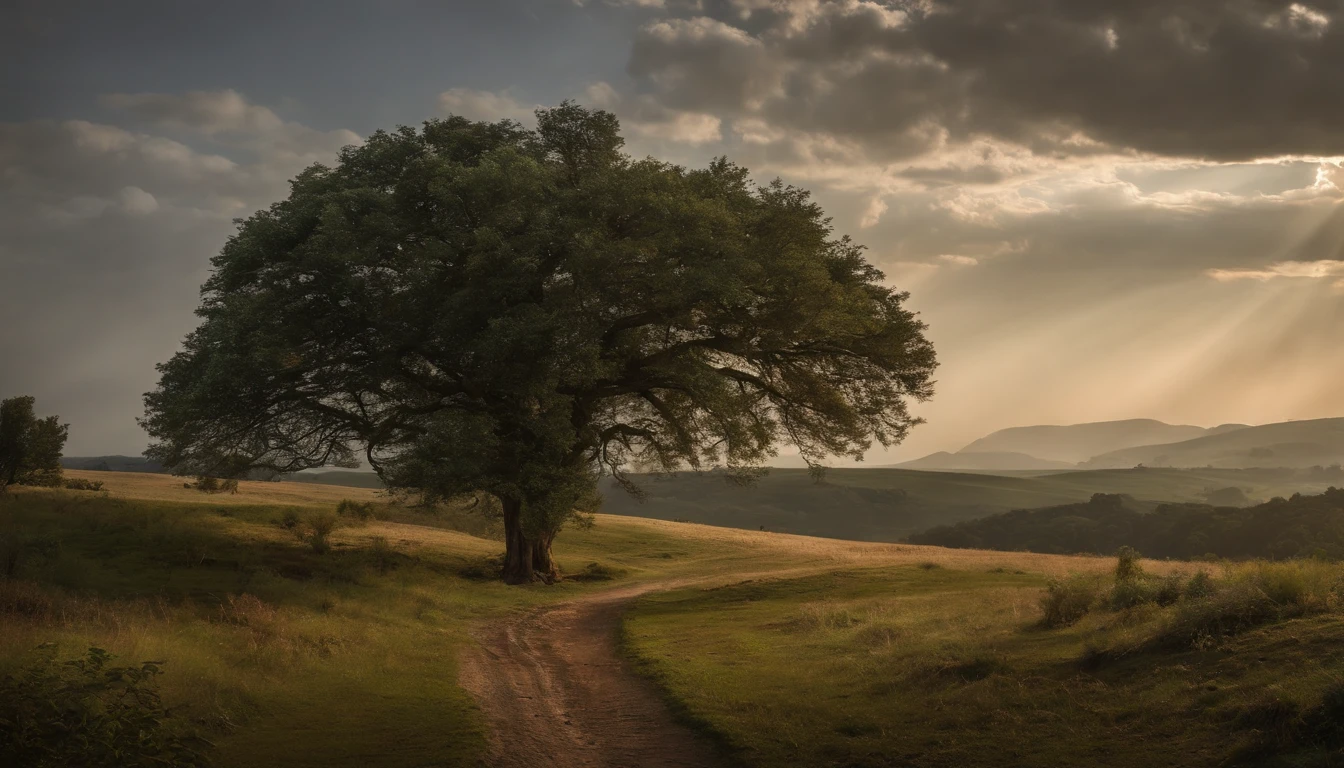 16k, massive details, ((complex details))) immense sky,field of many trees intertwined in the trunks,amazing sky,Level 15,rocky surface, (photorealistic), art (((Claude Lorrain))), J.R. Tolkien Type [sharp focus], (HDR), (8k), (gigapixel), (masterpiece)