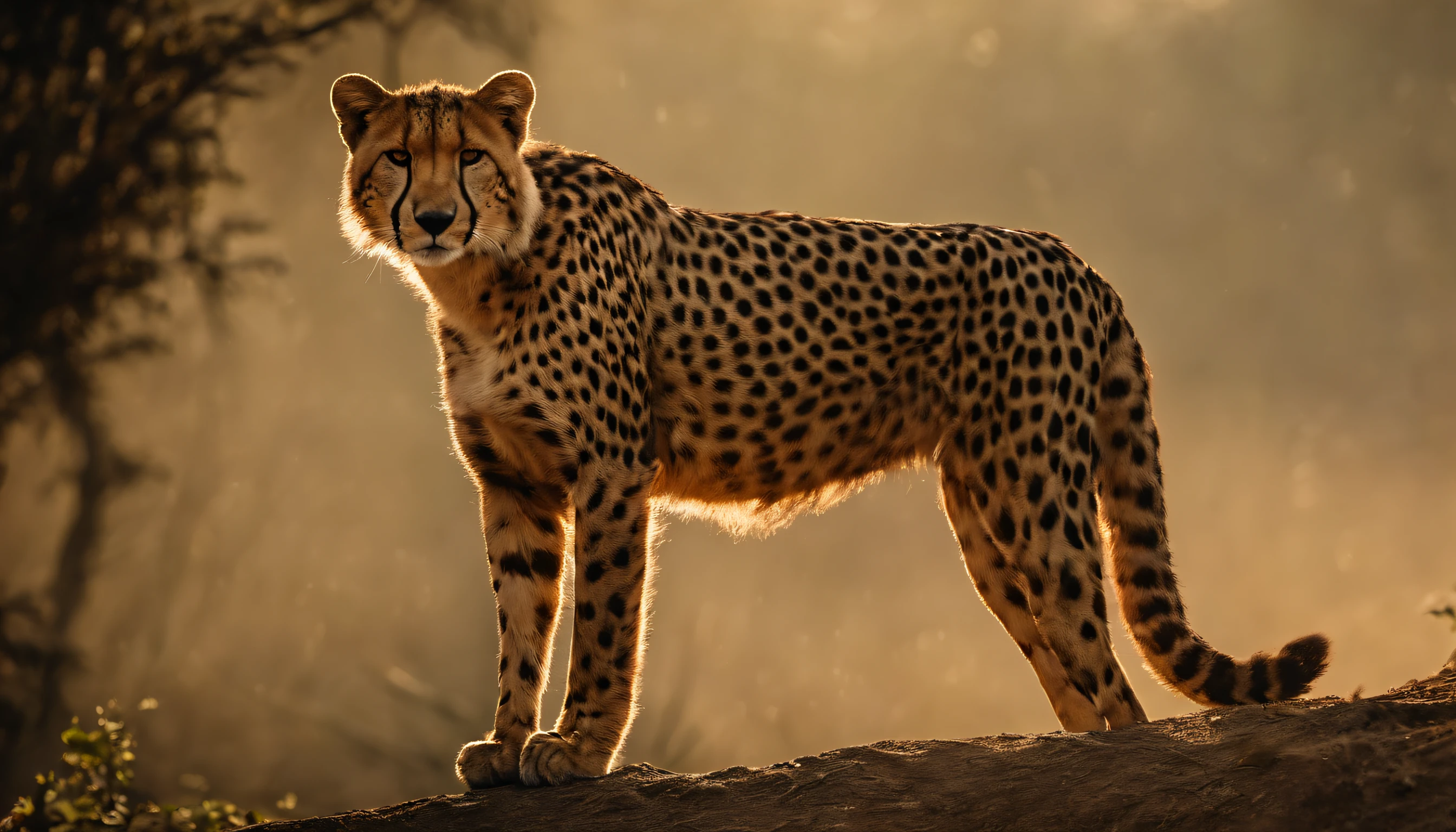 16k, massive details, ((complex details))) immense sky,field of a beautiful jungle scene with a Cheetah, golden hour ,amazing sky,Level 15,rocky surface, (photorealistic), art (((Claude Lorrain))), J.R. Tolkien Type [sharp focus], (HDR), (8k), (gigapixel), (masterpiece)