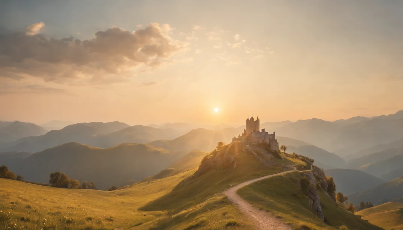 16k, massive details, ((complex details))) immense sky,field of a beautiful mountain scene with a cute baby mouse with her father, golden hour ,amazing sky,Level 15,rocky surface, (photorealistic), art (((Claude Lorrain))), J.R. Tolkien Type [sharp focus], (HDR), (8k), (gigapixel), (masterpiece)