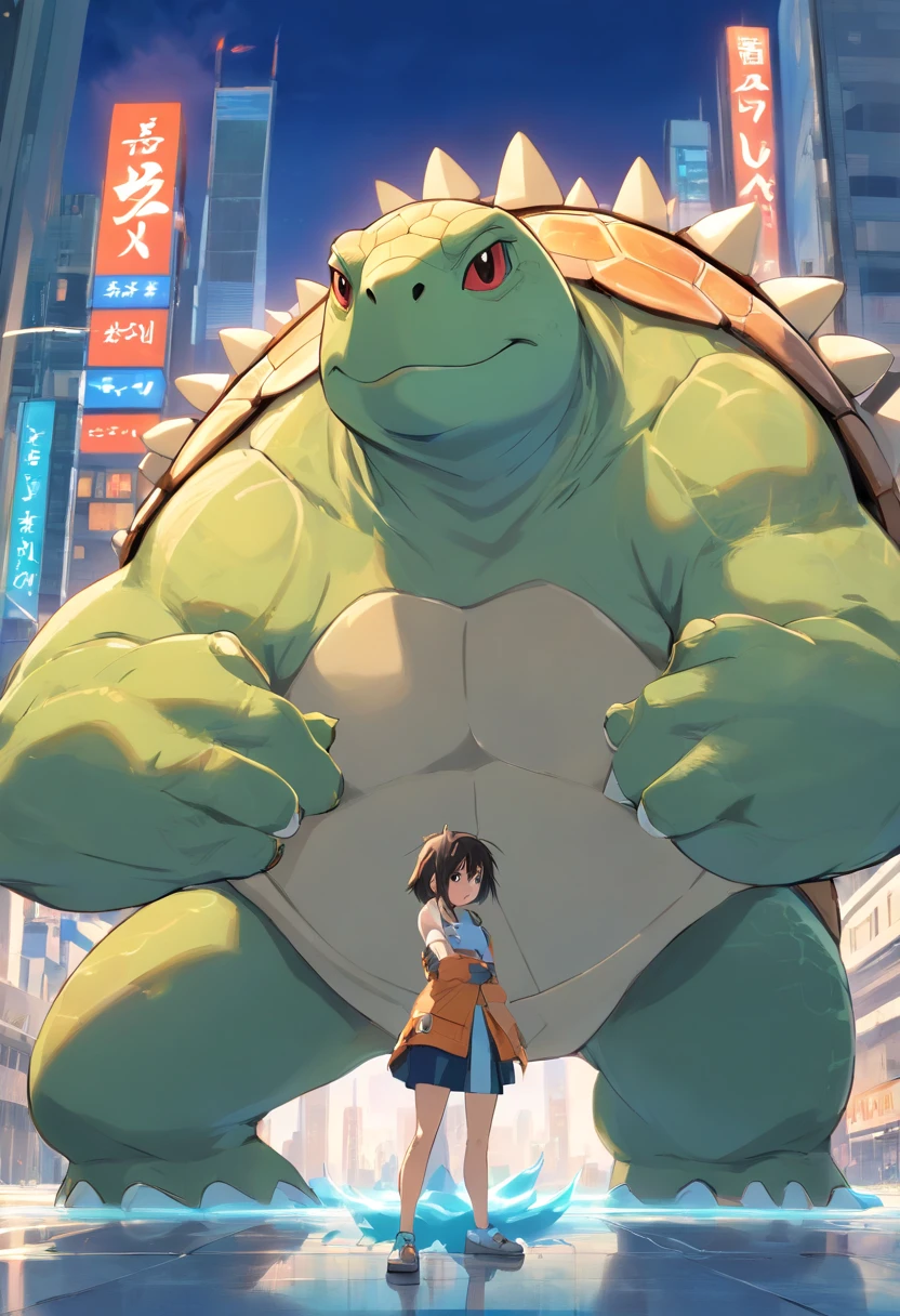 Chubby damsel is crawling away from monsters who are tearing off her clothes
