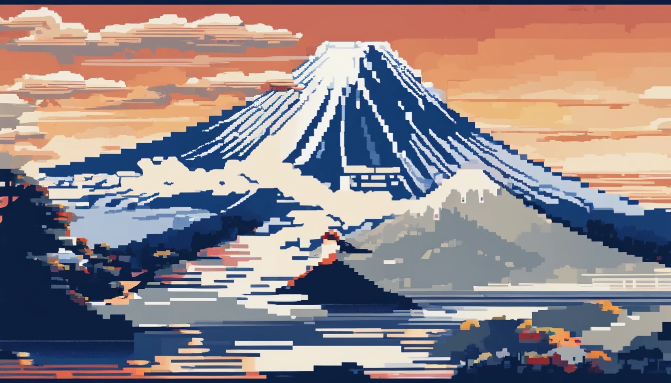 ukiyoe painting Katsushika Hokusai mare Mt fuji