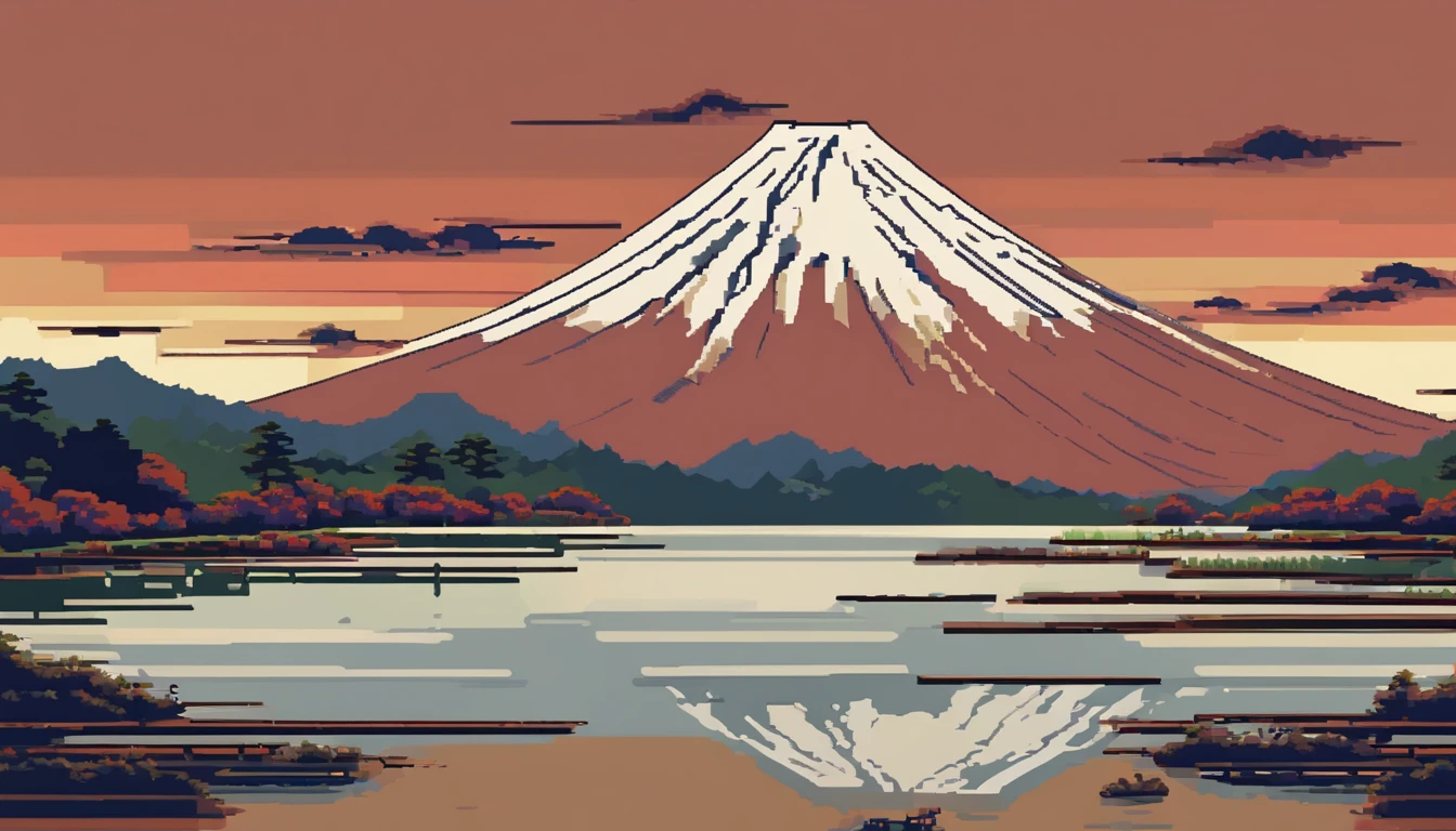 ukiyoe painting Katsushika Hokusai mare Mt fuji
