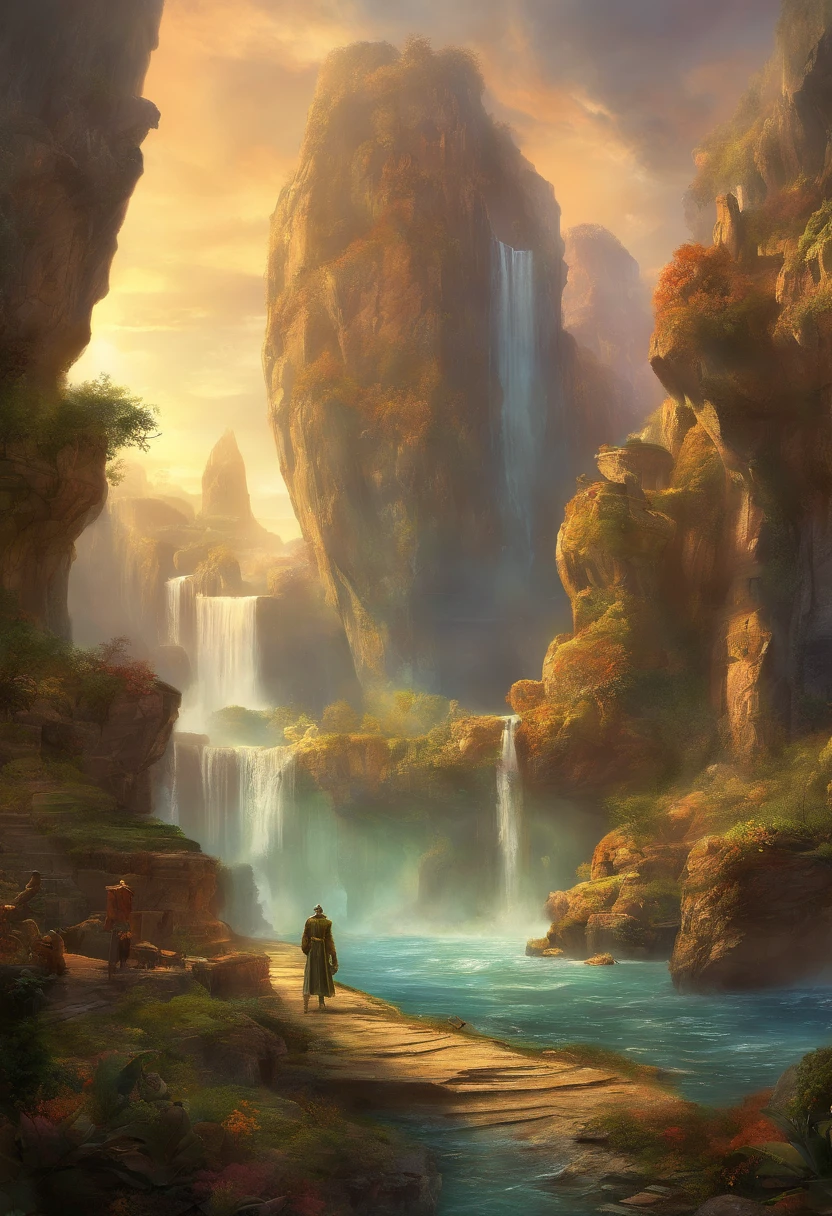 (Captain Nemo's diary illustrations:1.5), (subterranean landscapes:1.4), (mystical waterfalls:1.3), (vast underground caverns:1.2), (explorers on a journey:1.3), (natural rock formations:1.2), (vintage:1.4), (highly detailed:1.0), 8K, RAW photos, (masterpiece:0.2), ultra-detailed, (sense of discovery:0.8)