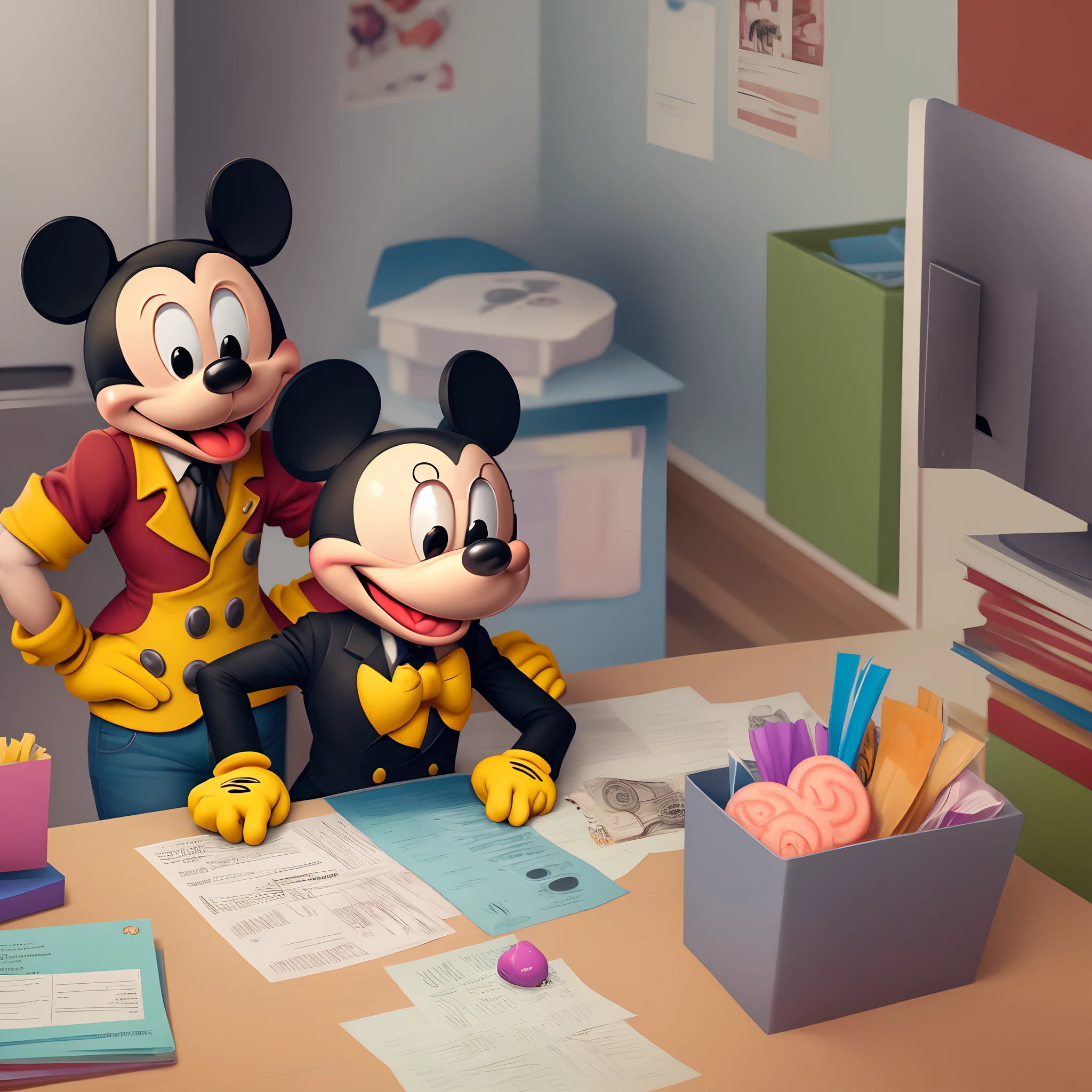 mickey mouse committing tax fraud